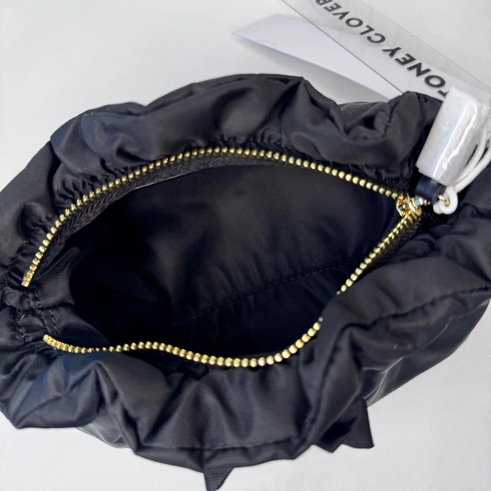 Stoney Clover Lane Bow Bag Pouch • Viral Nylon Clutch • NWT - Picture 5 of 11